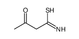 Butanethioamide, 3-oxo- (9CI) Structure