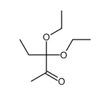3,3-diethoxypentan-2-one结构式