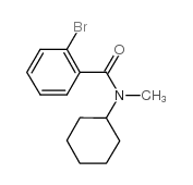 2-Bromo-N-cyclohexyl-N-methylbenzamide Structure