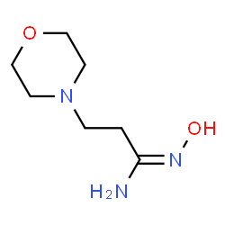3-(Morpholin-4-yl)propionamidoxime结构式