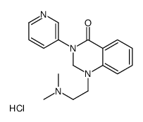 1-[2-(dimethylamino)ethyl]-3-pyridin-3-yl-2H-quinazolin-4-one,hydrochloride Structure