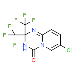7-chloro-2,2-bis(trifluoromethyl)-2,3-dihydropyrido[1,2-a][1,3,5]triazin-4(3H)-one Structure