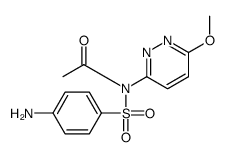 N-(4-aminophenyl)sulfonyl-N-(6-methoxypyridazin-3-yl)acetamide Structure