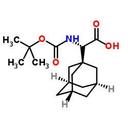 N-Boc-L-Adamantylglycine Structure