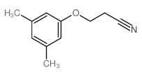 3-(3,5-dimethylphenoxy)propanenitrile Structure