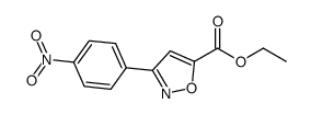 5-(4-NITRO-PHENYL)-ISOXAZOLE-3-CARBOXYLIC ACID ETHYL ESTER Structure