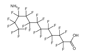 ammonium tricosafluorododecanoate结构式