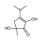 3-(Dimethylamino)-2,5-dihydroxy-5-methyl-2-cyclopenten-1-one结构式