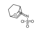 N-(3-oxabicyclo[2.2.2]oct-5-en-2-ylidene)sulfamoyl chloride Structure