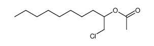 2-acetoxy-1-chlorodecane结构式