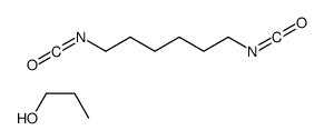 1,6-diisocyanatohexane,propan-1-ol结构式