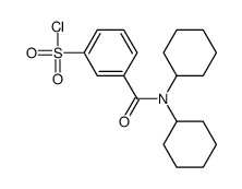 3-(dicyclohexylcarbamoyl)benzenesulfonyl chloride结构式