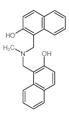 2-Naphthalenol,1,1'-[(methylimino)bis(methylene)]bis- (9CI) structure