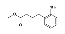 4-(2-aminophenyl)butanoic acid methyl ester结构式