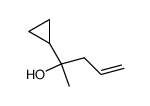 2-cyclopropyl-pent-4-en-2-ol结构式