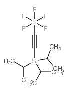 2-(pentafluoro-λ6-sulfanyl)ethynyl-tri(propan-2-yl)silane Structure