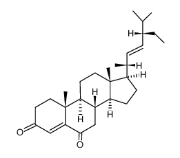 24-ethylcholest-4,22-dien-3,6-dione结构式