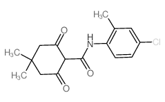 N-(4-chloro-2-methyl-phenyl)-4,4-dimethyl-2,6-dioxo-cyclohexane-1-carboxamide Structure