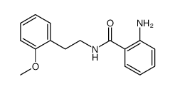 2-amino-N-[2-(2-methoxyphenyl)ethyl]benzamide Structure