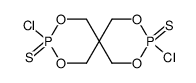 3,9-dichloro-2,4,8,10-tetraoxa-3,9-diphospha-spiro[5.5]undecane 3,9-disulfide结构式