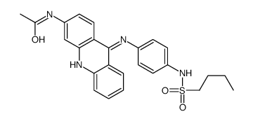 N-[p-[(3-Acetylamino-9-acridinyl)amino]phenyl]-1-butanesulfonamide结构式