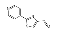 2-(吡啶-4-基)噻唑-4-甲醛结构式