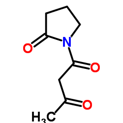 1,3-Butanedione,1-(2-oxo-1-pyrrolidinyl)- structure