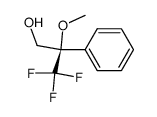 (R)-3,3,3-trifluoro-2-methoxy-2-phenylpropanol Structure