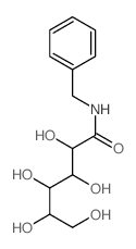 N-benzyl-2,3,4,5,6-pentahydroxy-hexanamide结构式
