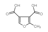2-Methyl-3,4-furandicarboxylic acid结构式