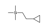 2-cyclopropylethyl(trimethyl)silane Structure