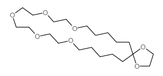 1,4,11,14,17,20,23-heptaoxaspiro[4.23]octacosane结构式
