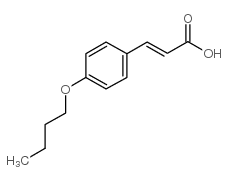 3-(4-丁氧基苯基)-2-丙酸结构式