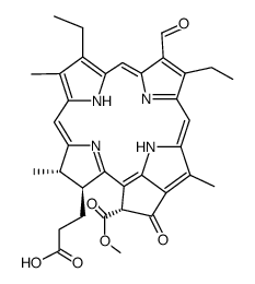 71-Oxo-132-(methoxycarbonyl)phytochlorin结构式