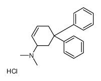 N,N-dimethyl-5,5-diphenylcyclohex-2-en-1-amine,hydrochloride结构式