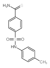 4-[(4-methylphenyl)sulfamoyl]benzenecarbothioamide Structure