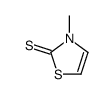 2(3H)-Thiazolethione, 3-methyl-结构式