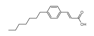 p-Heptylzimtsaeure结构式