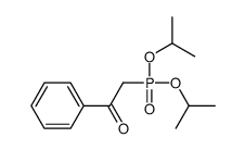 2-di(propan-2-yloxy)phosphoryl-1-phenylethanone Structure