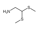 2,2-bis(methylsulfanyl)ethanamine结构式