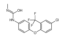 1-[4-[4-chloro-2-(trifluoromethyl)phenoxy]phenyl]-3-methylurea结构式