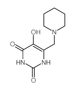 5-hydroxy-6-(1-piperidylmethyl)-1H-pyrimidine-2,4-dione picture