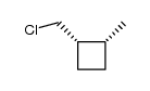 cis-2-Methylcyclobutylcarbinylchlorid Structure