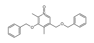 3-Benzyloxy-5-benzyloxymethyl-2,4-dimethyl-pyridine 1-oxide结构式