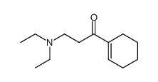 1-cyclohex-1-enyl-3-diethylamino-propan-1-one结构式