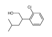 2-(2-Chloro-phenyl)-4-methyl-pentan-1-ol Structure