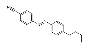 4-[(4-butylphenyl)diazenyl]benzonitrile Structure