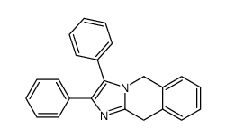 2,3-diphenyl-5,10-dihydroimidazo[1,2-b]isoquinoline结构式