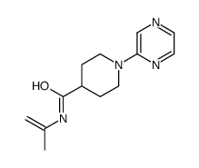 4-Piperidinecarboxamide,N-2-propenyl-1-pyrazinyl-(9CI) Structure