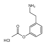 [3-(2-aminoethyl)phenyl] acetate,hydrochloride结构式